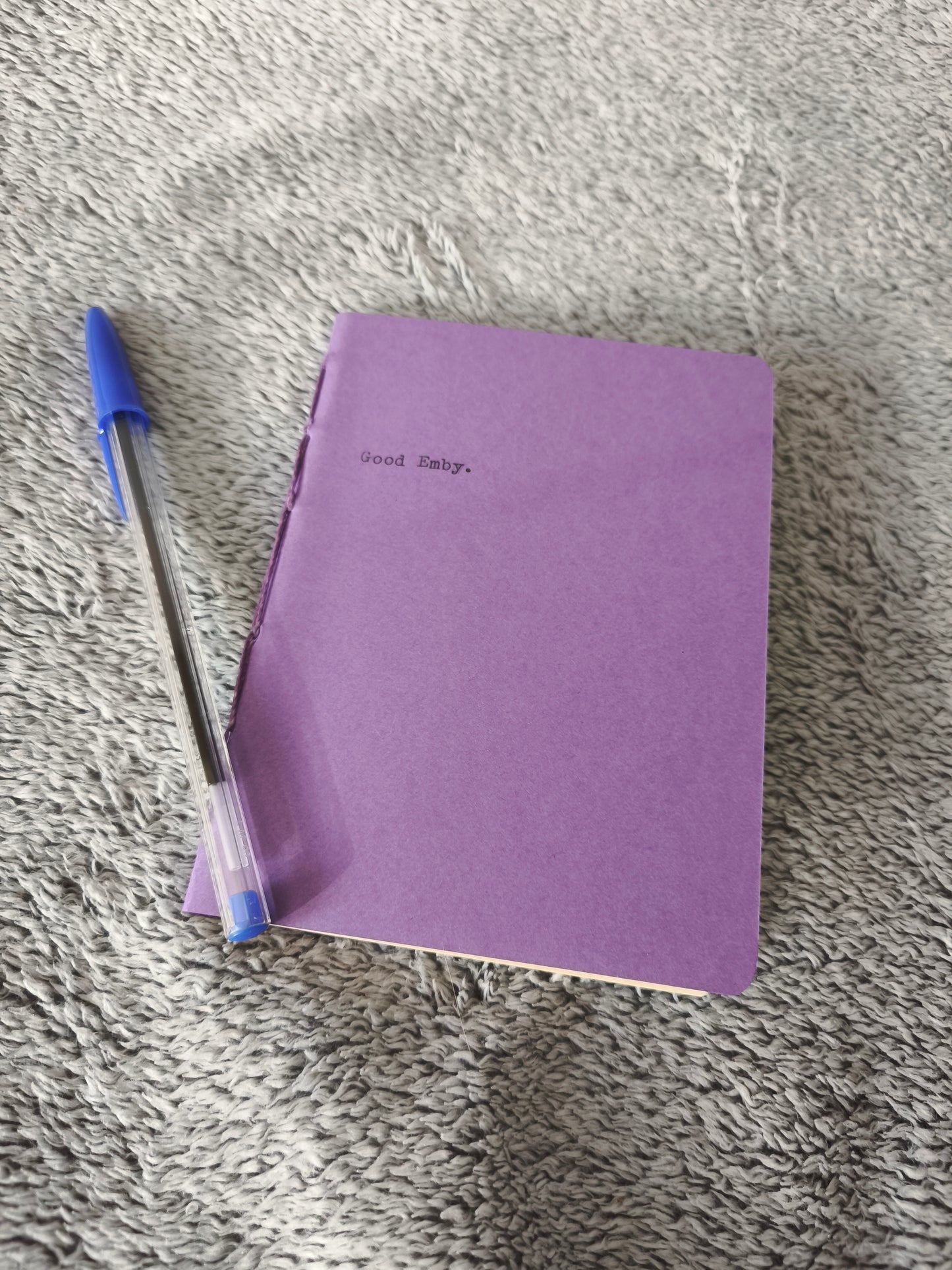 "Good Emby" - Carnet A6 48 pages