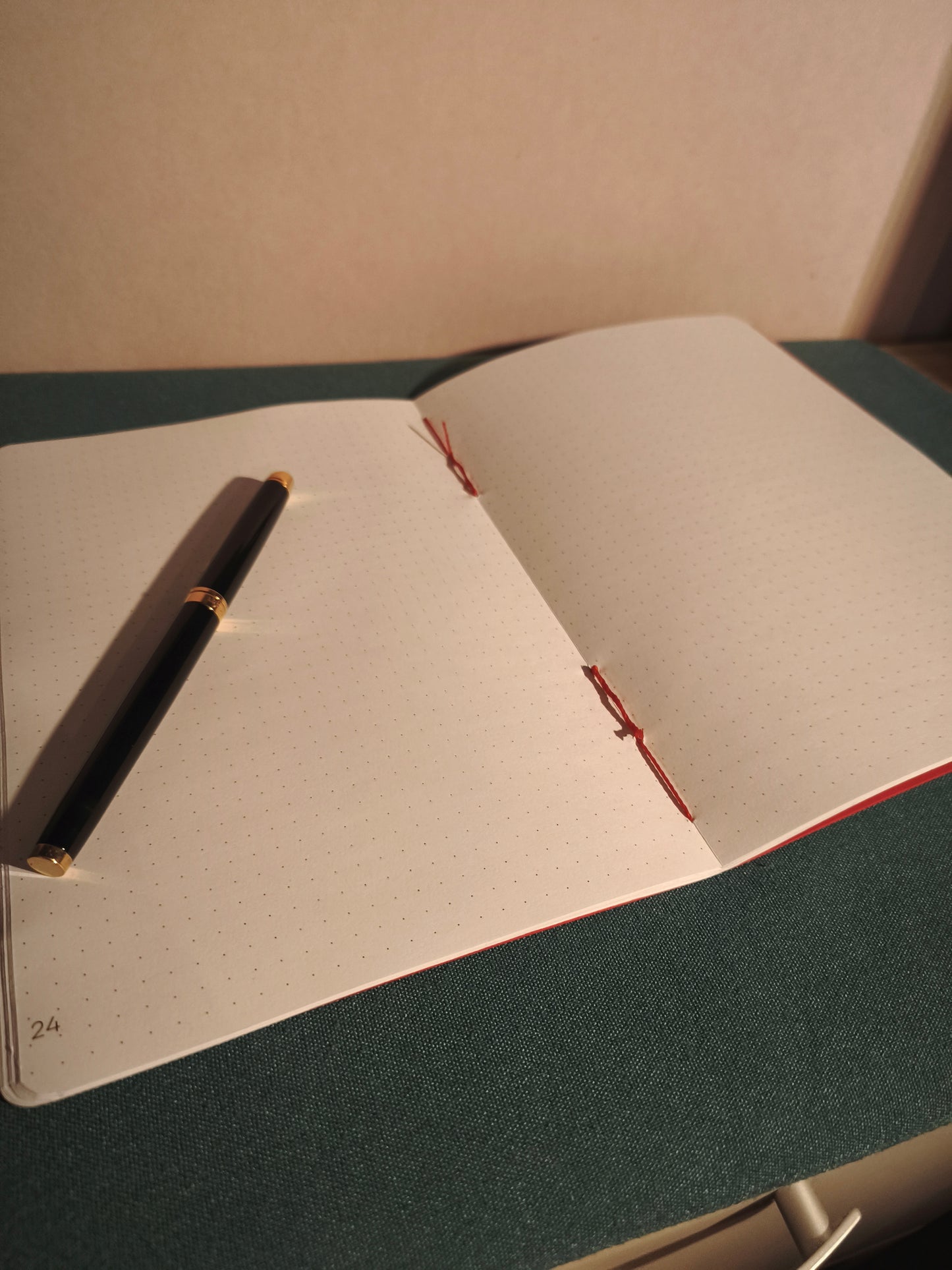 Carnet fin A5 -- Rouge