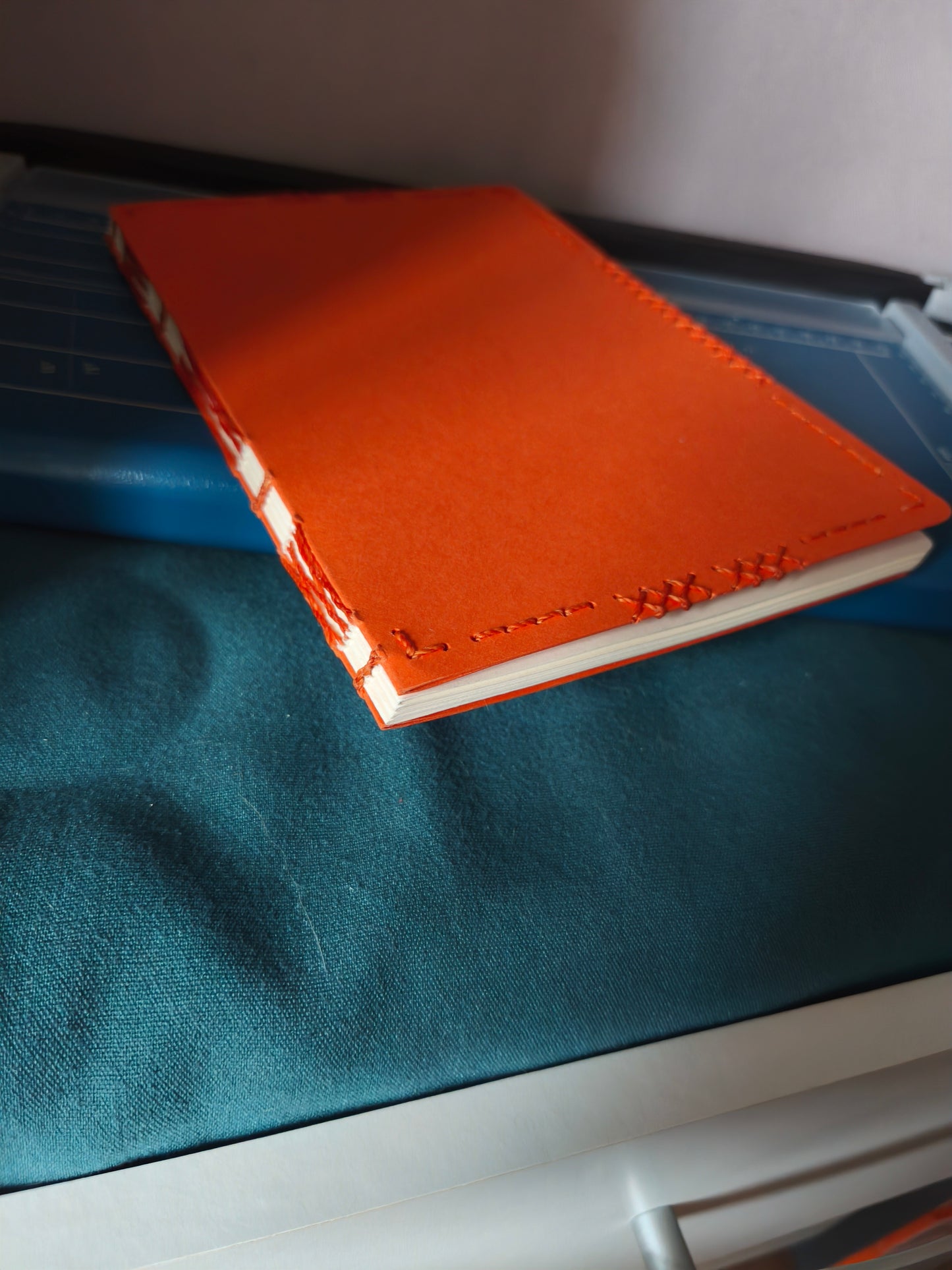 Carnet Orange | Lignes | 64 pages