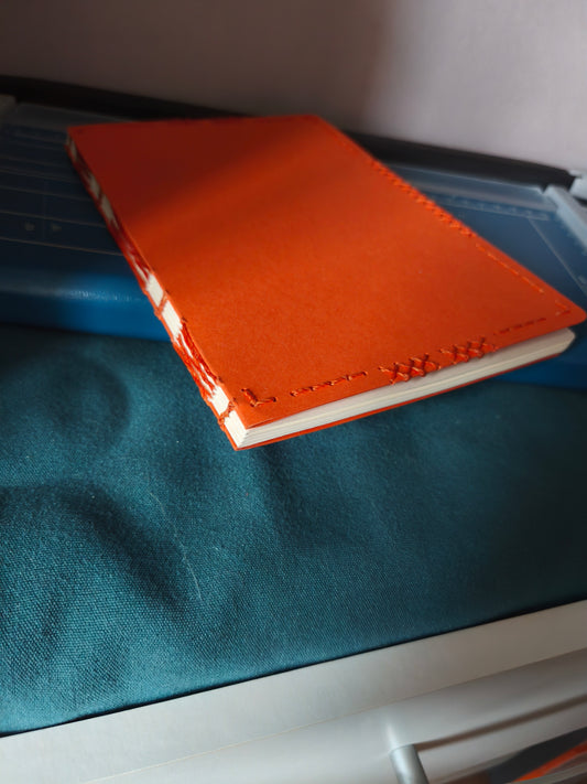 Carnet Orange | Lignes | 64 pages