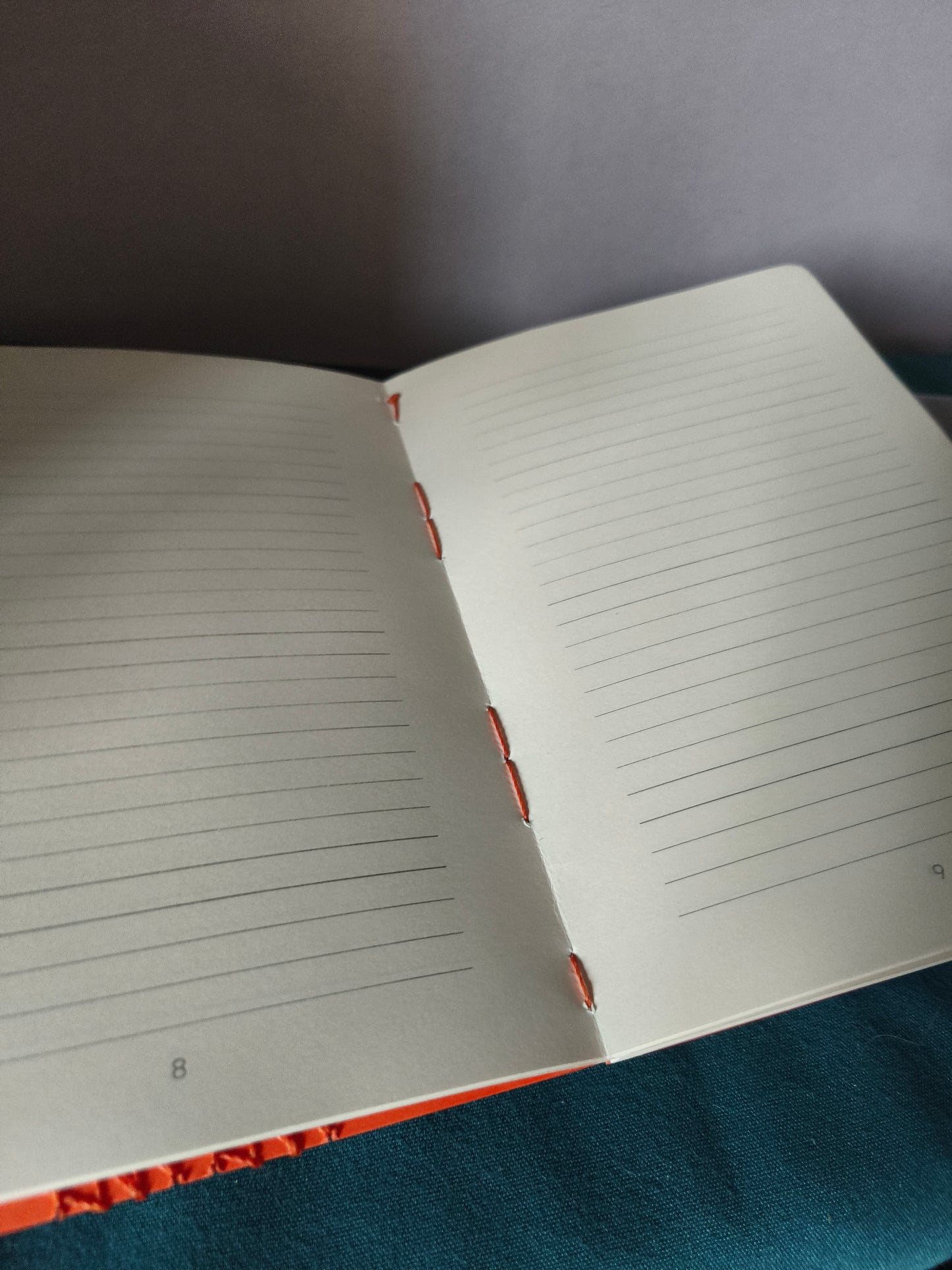 Carnet Orange | Lignes | 64 pages