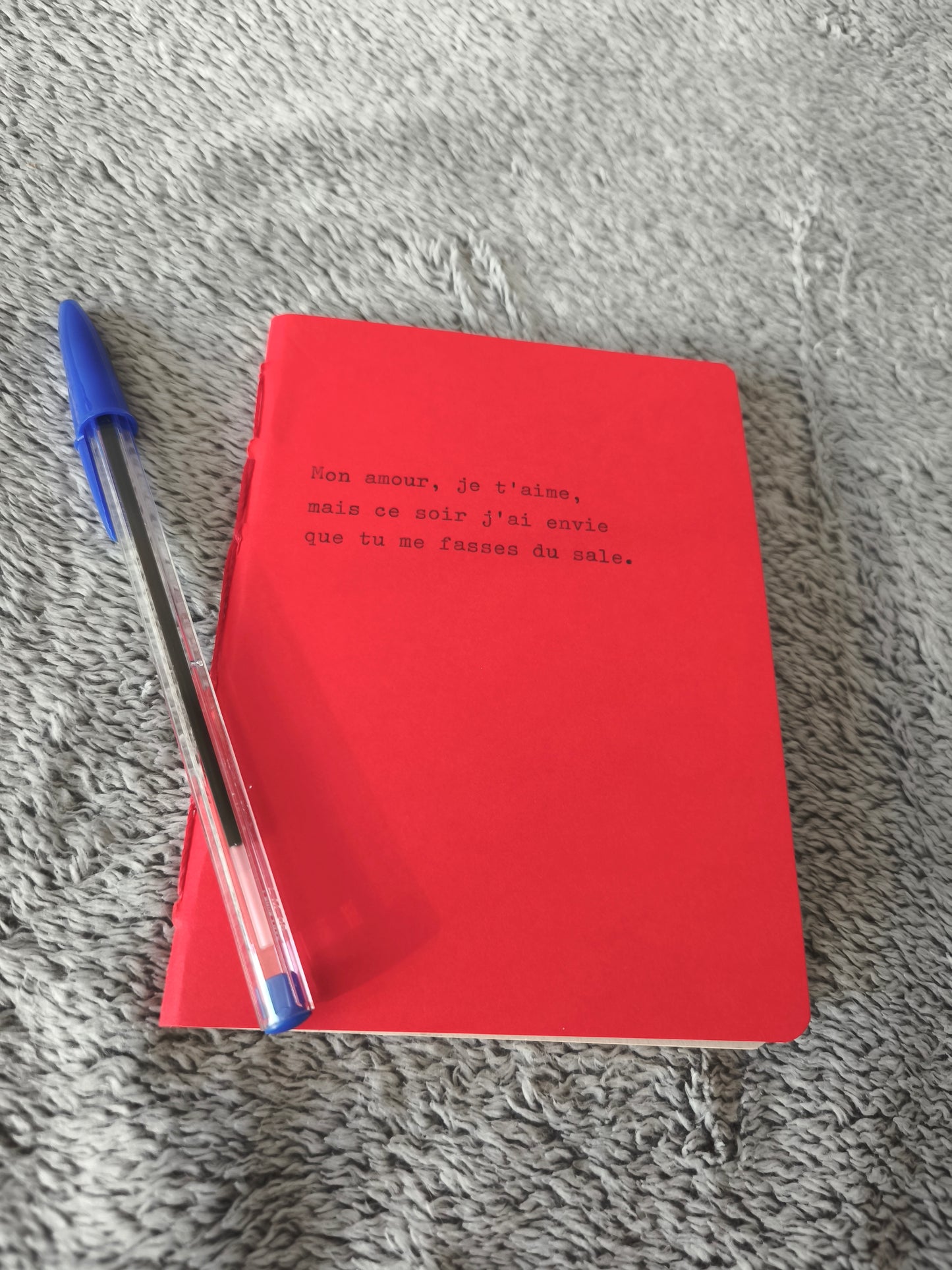 "Mon amour..." - Carnet A6 48 pages