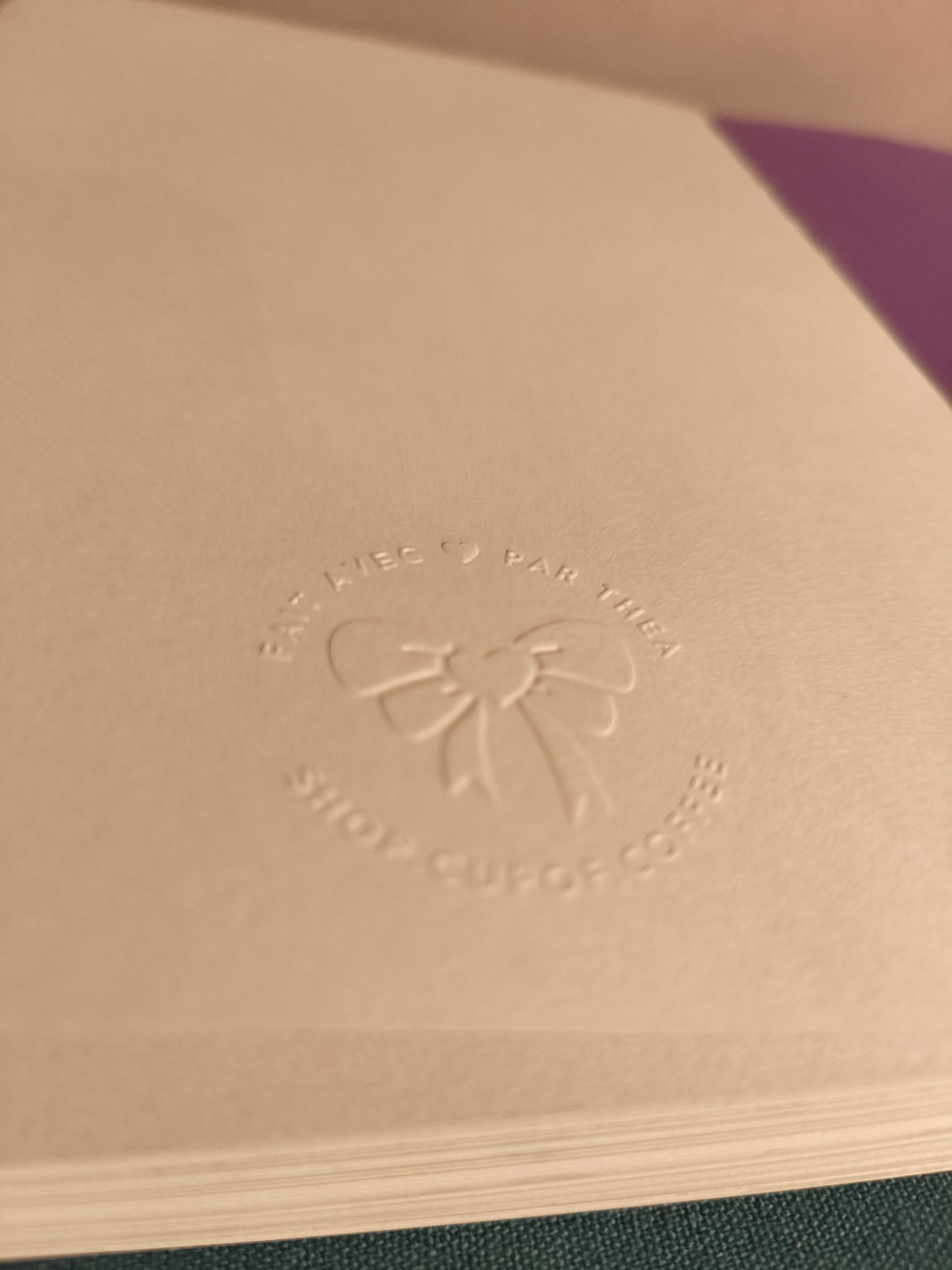 Carnet dessin -- Violet