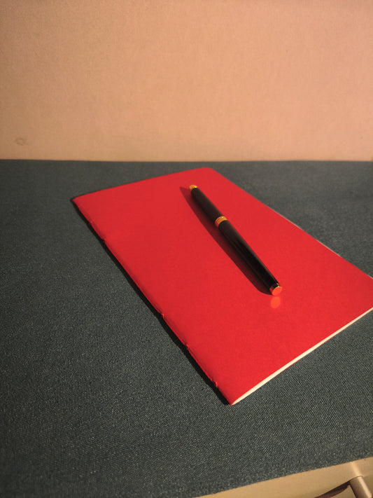 Carnet fin A5 -- Rouge